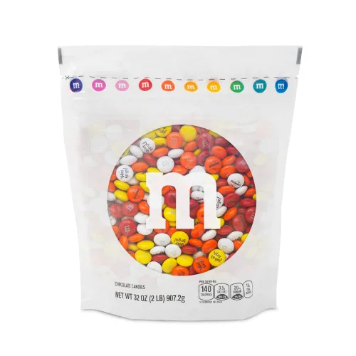 Vista 19 de M&M'S WORLD Dulces de Chocolate con Leche de Navidad - 2 Libras de Chocolate de Color Festivo a Granel Para Bolsas de Dulces de Navidad