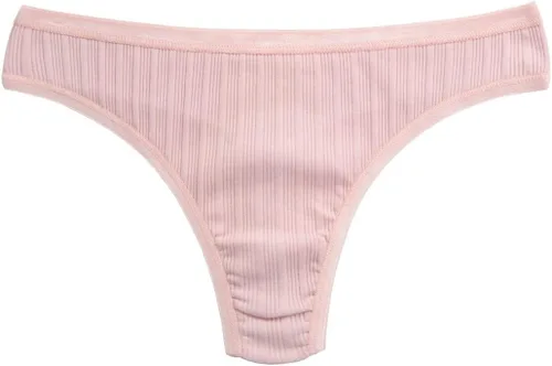 Vista 4 de KNITLORD Paquete de 6 tangas de algodón transpirable para mujer, bikini hipster