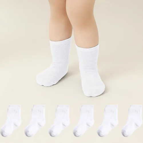Vista 37 de Calcetines tobilleros antideslizantes para bebé, paquete de 12 para niños y niñas, calcetines de algodón para bebés Animal1