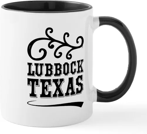 Vista 9 de CafePress – Taza Amarillo Texas – El único Taza de café, taza de café, S, Blanco