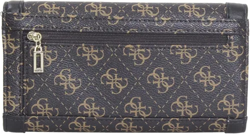 Vista 3 de Billetera de embrague Washington Brown Multi Signature 7 12 W x 4 H x 1 D Inches