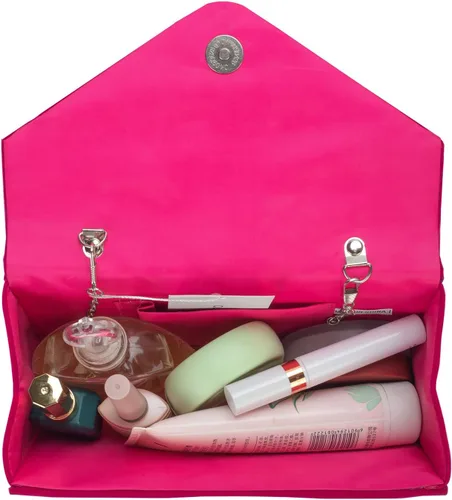 Vista 6 de CurvChic Bolso de noche para mujer, bolso de mano de ante sintético, bolso de fiesta, bolso de graduación nupcial