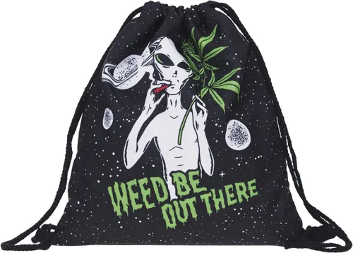 Vista 2 de Be Out There - Mochila deportiva con cordón de 420 hojas, Negro -, Viajar