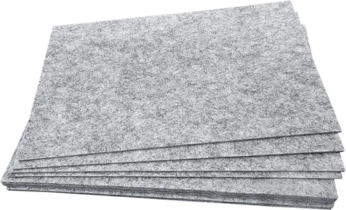 Vista 10 de Jtnohx Hojas de fieltro rígidas para manualidades, tela de fieltro de 0.079 pulgadas de grosor para manualidades, 12 cuadrados de fieltro