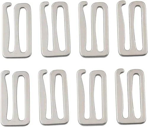 Vista 5 de ALLinONE 1 caja de repuesto de metal de color mixto para sujetador, gancho deslizante para traje de baño (1 pulgada - 40 piezas)