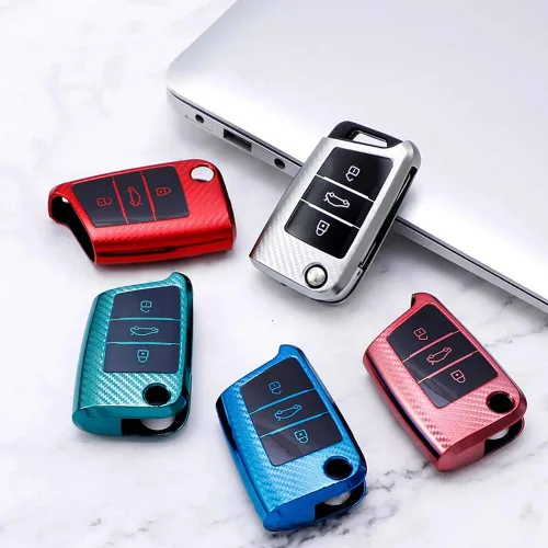 Vista 6 de ontto Funda para llavero con tapa para Audi A1 2020
