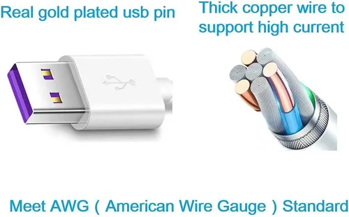 Vista 3 de JJMASEE - Cable de extensión micro USB de 10 pies y 90° para Wyze Cam Pan V3, paquete de 2 Flat weatherproof Micro USB cable for Wyze Cam Pan V3