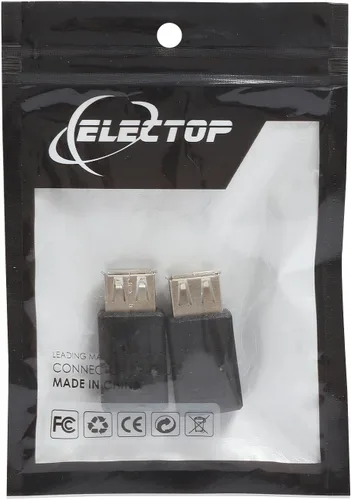 Vista 7 de ELECTOP Paquete de 2 adaptadores USB 2.0 A hembra a USB Micro Hembra