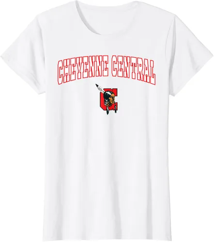Vista 14 de Cheyenne Central High School Indians T-Shirt C2