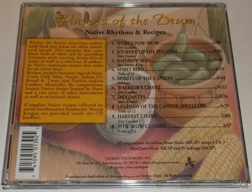 Vista 2 de Flavors of the Drum Native Rhythms & Recipes