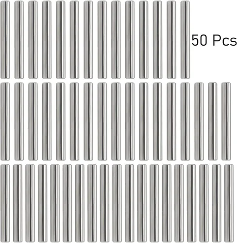 Vista 2 de 50 clavijas de 0.059 in de diámetro x 0.315 in de longitud de acero inoxidable 304 clavijas de soporte de estante de acero inoxidable 304 elementos