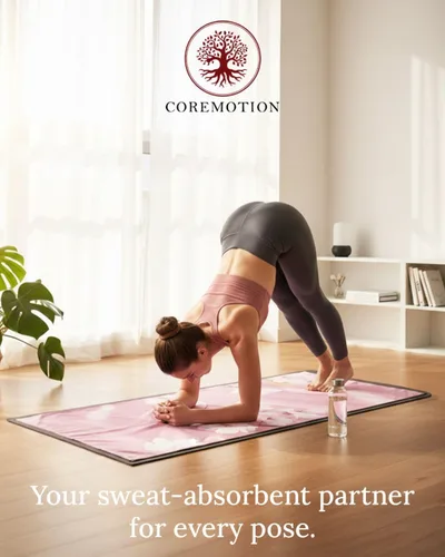 Vista 6 de Toalla antideslizante para esterilla de yoga caliente para yoga, toalla de yoga lavable a máquina con agarre de silicona, secado rápido y súper