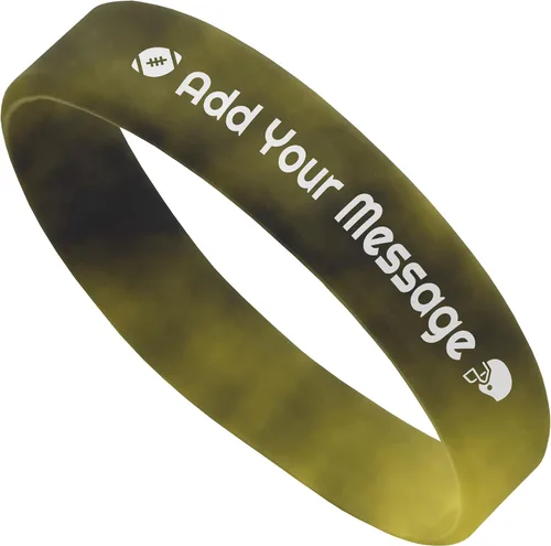 Vista 15 de 10-2000 piezas de pulseras de goma personalizadas con texto - Pulseras de silicona personalizadas a granel para conciencia, eventos, apoyo, regalos