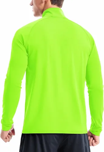 Vista 4 de Zengjo Sudadera de manga larga con cremallera de 14 para hombre