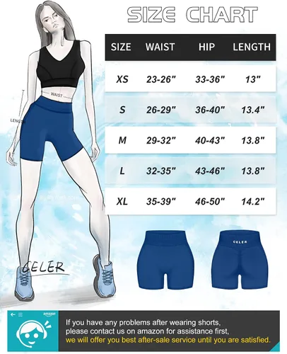 Vista 2 de CELER Pantalones cortos de entrenamiento para mujer, sin costuras, para gimnasio, cintura alta, pantalones cortos de yoga atléticos