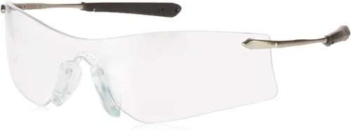 Vista 8 de Crews T411G Rubicon - Gafas de seguridad con espejo esmeralda, 1 par Lente de espejo esmeralda