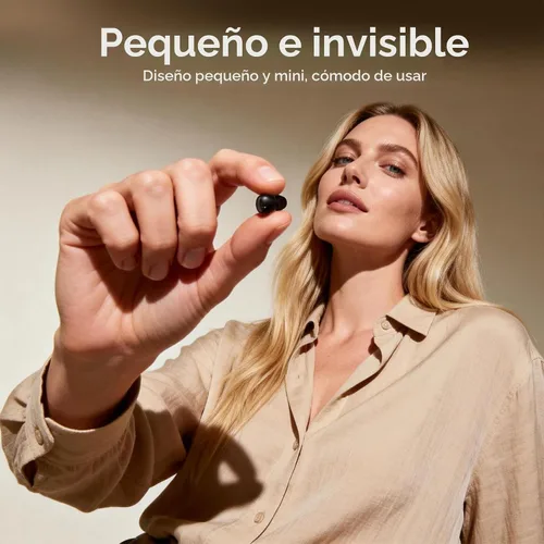 Vista 6 de Auriculares invisibles pequeños para dormir, auriculares inalámbricos