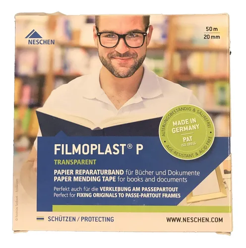 Vista 2 de Filmoplast P Cinta reparadora de archivos, 1"x100