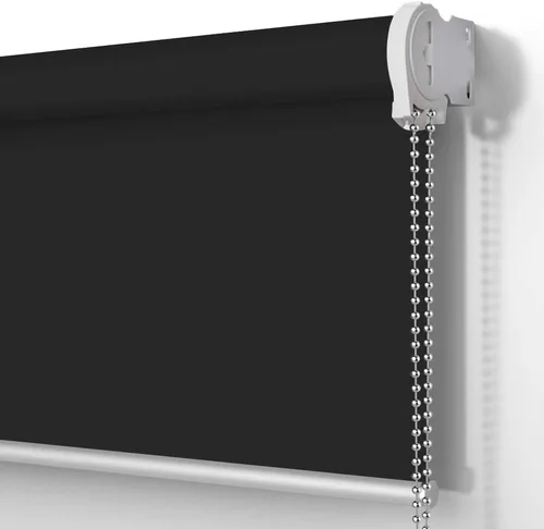 Vista 9 de Persianas de ventana enrollables con protección UV, persianas opacas personalizadas color beige, elegantes persianas enrollables, ahorro de energía