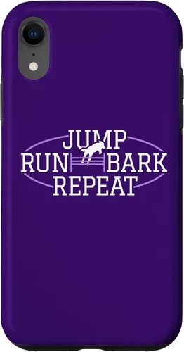 Vista 8 de iPhone 15 Dog Agility Handler - Jump Run Bark Repeat - Dog Agility Case