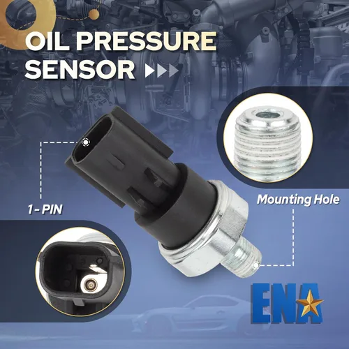 Vista 4 de ENA Interruptor de sensor de presión de aceite para PS404 4868672AA 5149059AA compatible con Dodge Ram 1500 2500 3500 Dakota Jeep Grand Cherokee
