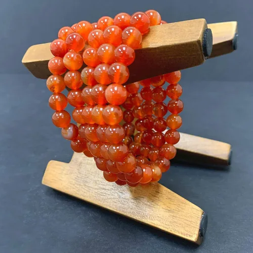 Vista 14 de Gem Avenue Handmade Round Bead Stretch Bracelet Unisex Natural Stone Beaded Jewelry for Men & Women, Elastic Wristband for Daily Wear