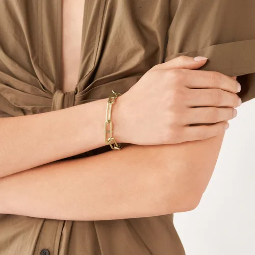 Vista 5 de Fossil - Pulsera de acero inoxidable para mujer, color oro rosa