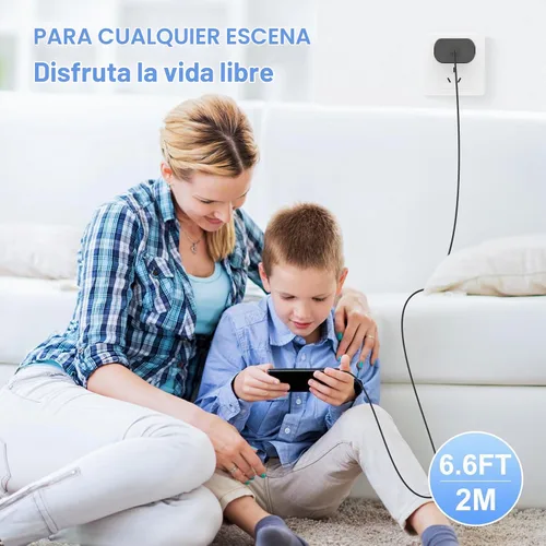 Vista 4 de Cargador súper rápido tipo C, cargador de pared USB C de 25W PD USB C