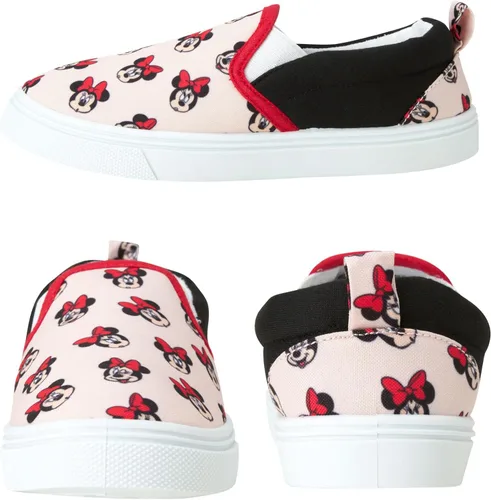 Vista 3 de Disney Zapatos de niña - Zapatillas sin cordones Ariel, Blancanieves, Belle, Rapunzel, Moana, Cenicienta, Baby Yoda, Minnie Mouse, 6T-12