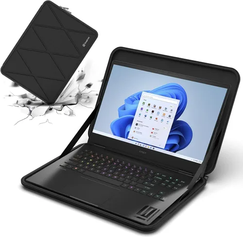Vista 12 de Funda protectora rígida EVA Smatree compatible para laptop Acer Nitro 5 Gaming de 15.6 pulgadas, funda impermeable (A1550) Funda impermeable