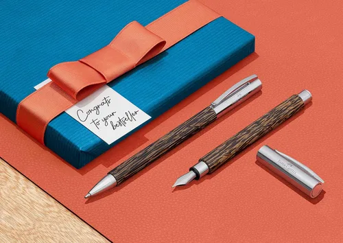 Vista 4 de Faber-Castell Ambition Pluma estilográfica de madera de coco B