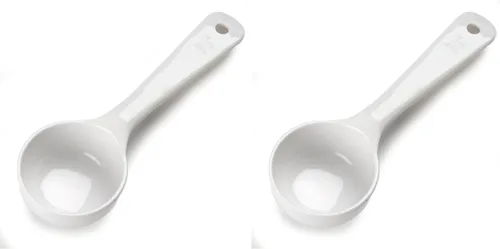 Vista 17 de Paquetes de cucharas de control de porciones con codificación cromática de mango corto Carlisle, Castaño Rojizo, 1