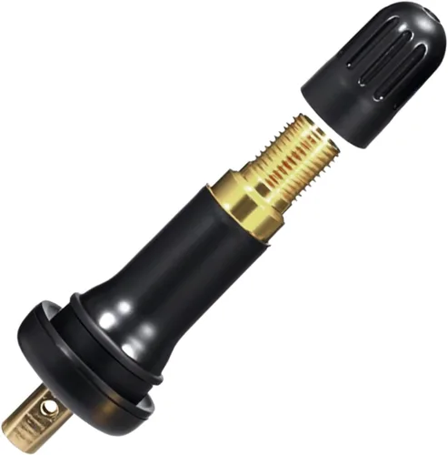 Vista 7 de Saihisday TR413 - Vástagos de válvula de neumático de goma negra TPMS para GM Chevy (paquete de 50) (50, negro)