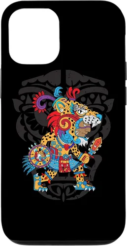 Vista 27 de Funda para iPhone 11 Aztec Jaguar Ancient Warrior Native Mexican Mythology