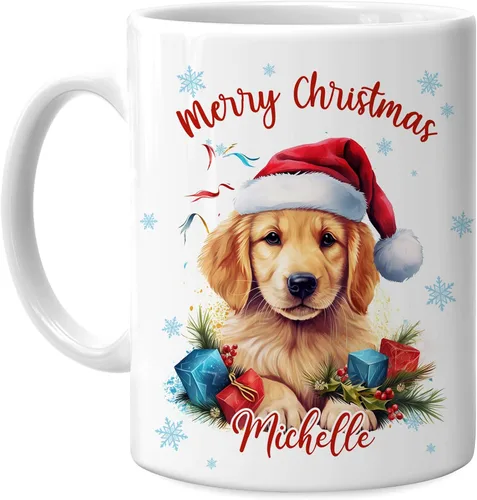Vista 50 de Hyturtle Regalos personalizados para amantes de los osos – Taza de café de cerámica con nombre personalizado de oso con sombrero de Papá Noel
