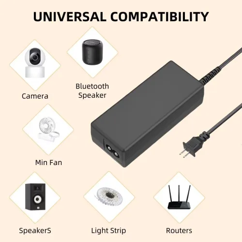 Vista 3 de Adaptador de cargador de 24 V con pinzas de cocodrilo compatible con silla de ruedas Razor Electric Scooter Power