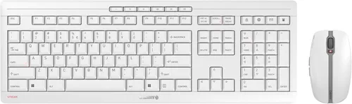 Vista 7 de Combo de escritorio CHERRY Stream, teclado inalámbrico y mouse Conexión de 2,4 GHz, teclas silenciosas, diseño delgado, escritura cómoda, funciona