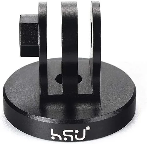 Vista 2 de HSU Adaptador de montaje en trípode GoPro de aluminio para GoPro Hero 11/10/9/8/7/6, DJI Osmo Action AKASO