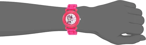 Vista 6 de Disney Minnie Mouse - Reloj analógico de cuarzo para niños, Rosado