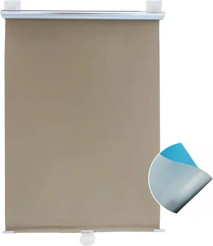 Vista 29 de Persianas inalámbricas con ventosas, persianas opacas para cubrir ventanas, persianas enrollables retráctiles, cortinas de automóvil sin Negro