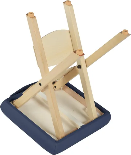 Vista 4 de Master Massage Taburete de masaje plegable de madera ligero y práctico