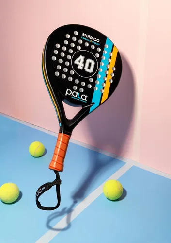 Vista 9 de Pala de pádel Mónaco Carbon Soft - Mint PALA, pala Lite con fibra de carbono, ideal para principiantes