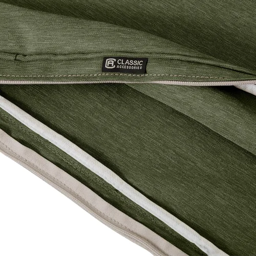 Vista 9 de Classic Accessories Montlake FadeSafe FadeSafe - Cojín de respaldo para silla de patio, 25 x 15 x 4 pulgadas, helecho jaspeado