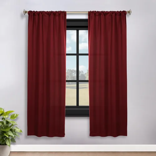 Vista 72 de Superior Cortinas opacas, oscurecimiento de habitación, dormitorio, cortinas, cocina, detalles de ventana de sala de estar, bloqueo solar, térmico