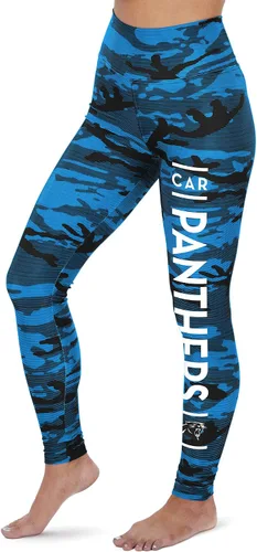 Vista 138 de Zubaz NFL Mallas para mujer de longitud completa de cintura alta básica 1.0