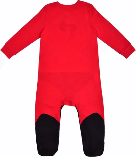 Vista 3 de Disney The Incredibles Jack-Jack - Conjunto de body y gorra para niños recién nacidos y bebés, color rojo