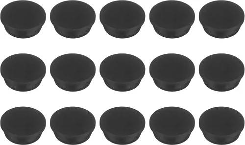 Vista 206 de MECCANIXITY - Tapones de silicona en forma de T (26mm, 1 pulgada de diámetro), color negro