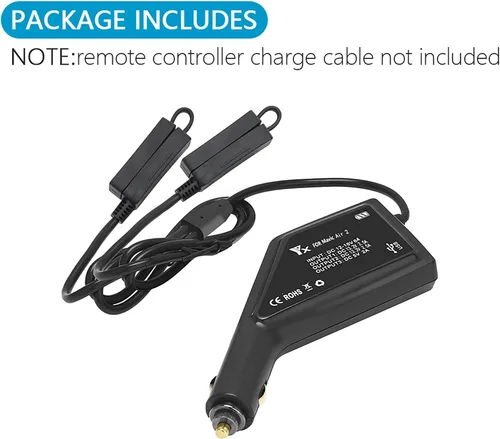 Vista 7 de Cargador de batería para coche para DJI Air 2S, Mavic Air 2 y control remoto, 3 en 1 (1 USB + 2 x batería) 12 voltios multi accesorios