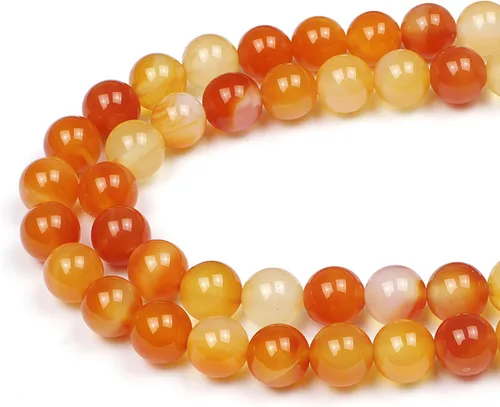Vista 21 de MJDCB Cuentas de Turquesa Africana Natural Redondas Piedras Sueltas para Hacer Joyas Pulsera Collar Accesorio DIY 15" (4mm)