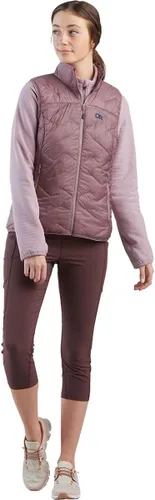 Vista 6 de Outdoor Research Chaleco ligero SuperStrand para mujer, chaleco resistente al viento y con aislamiento